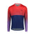 Mens Trail Jersey LS - Blue/Red Fade